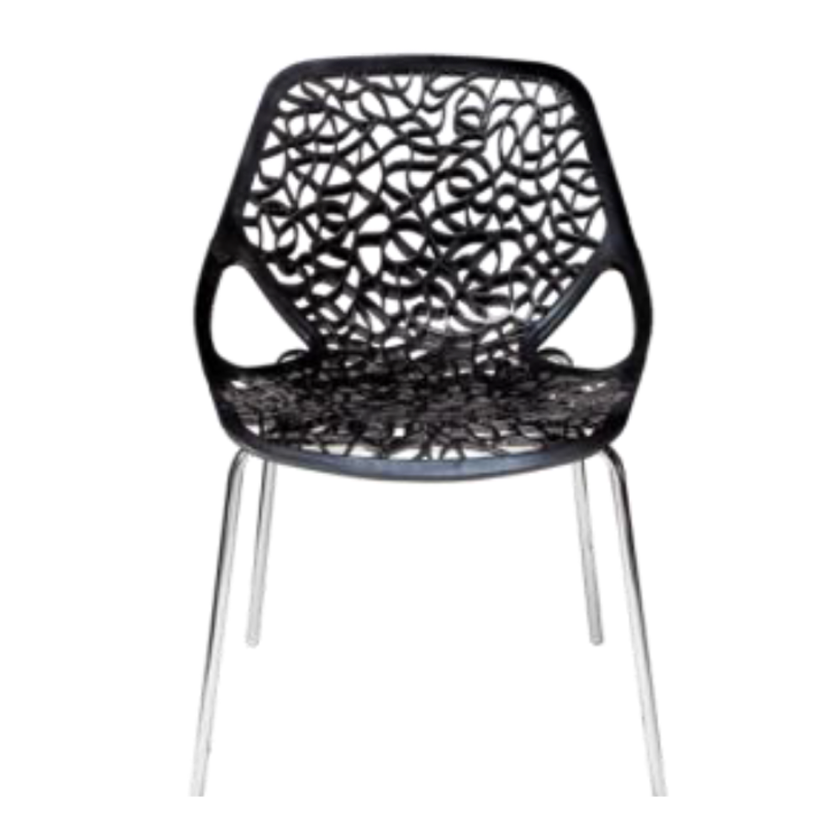 Black Chair 43 x 50.5 x 83 cmH. for rental 
